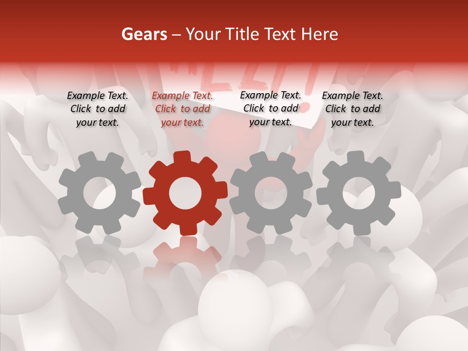 Touching White Background Holding Hands PowerPoint Template