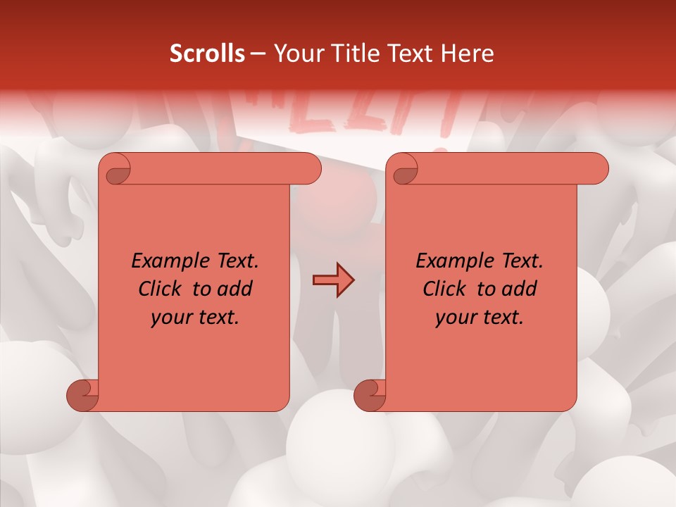 Touching White Background Holding Hands PowerPoint Template