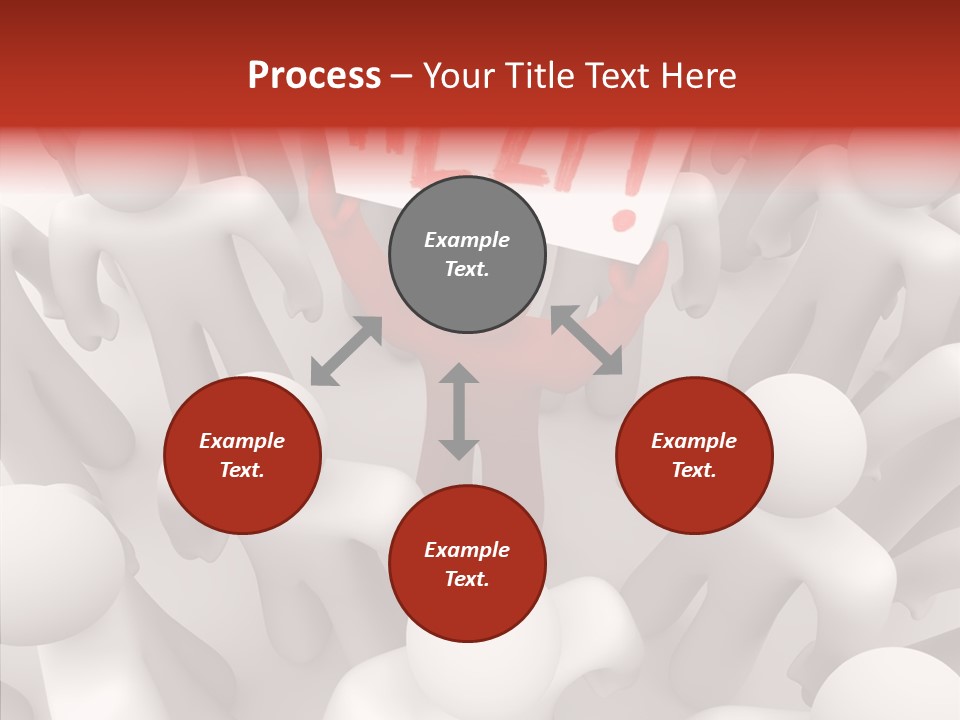 Touching White Background Holding Hands PowerPoint Template