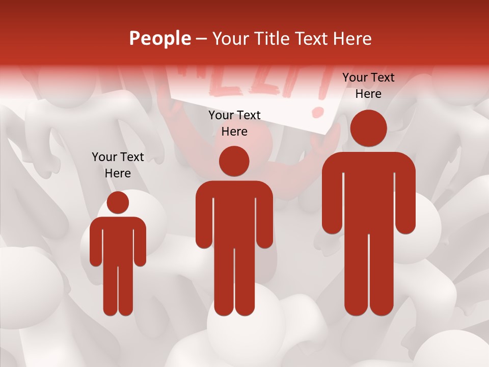 Touching White Background Holding Hands PowerPoint Template