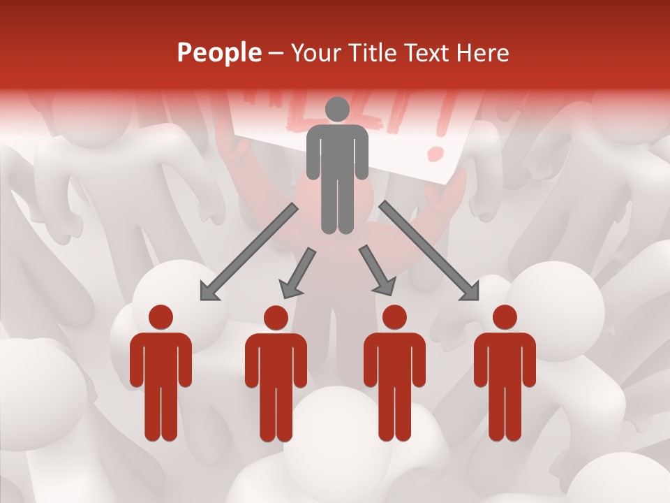 Touching White Background Holding Hands PowerPoint Template