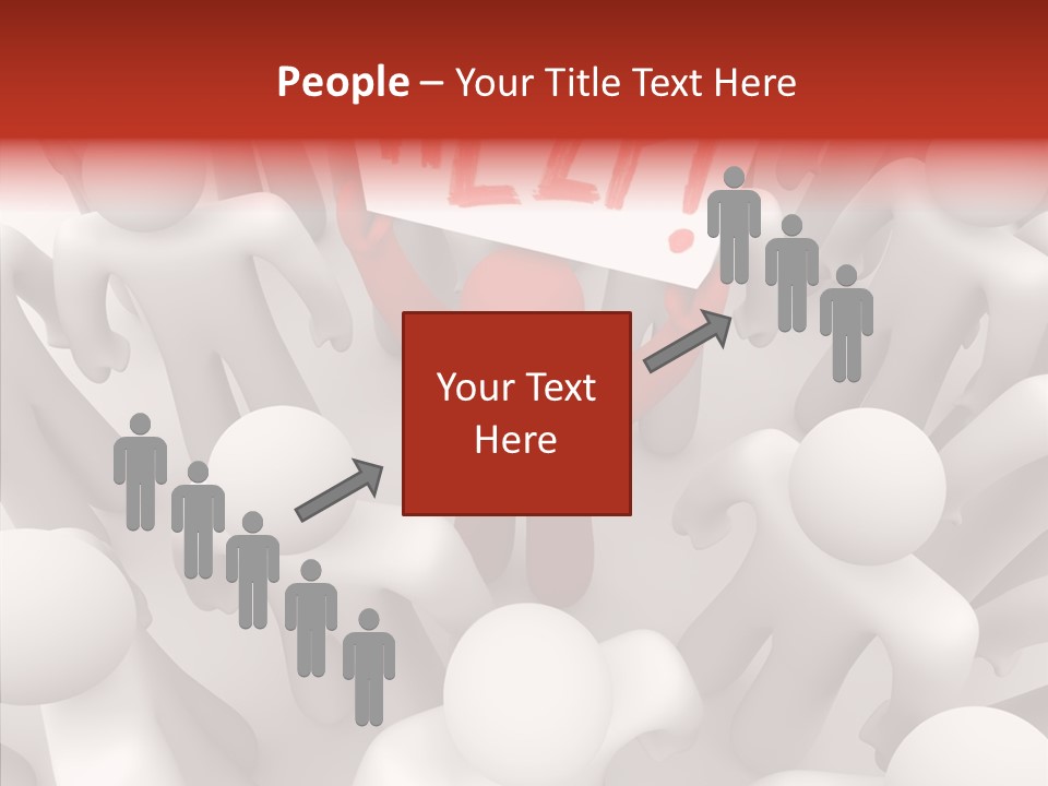 Touching White Background Holding Hands PowerPoint Template