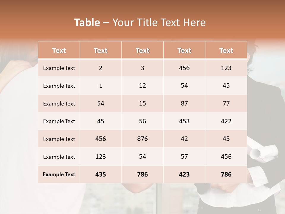 White Grandmother Old PowerPoint Template