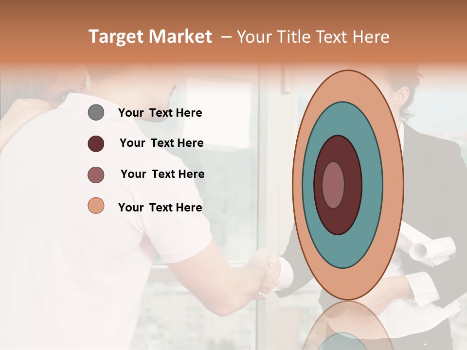 White Grandmother Old PowerPoint Template