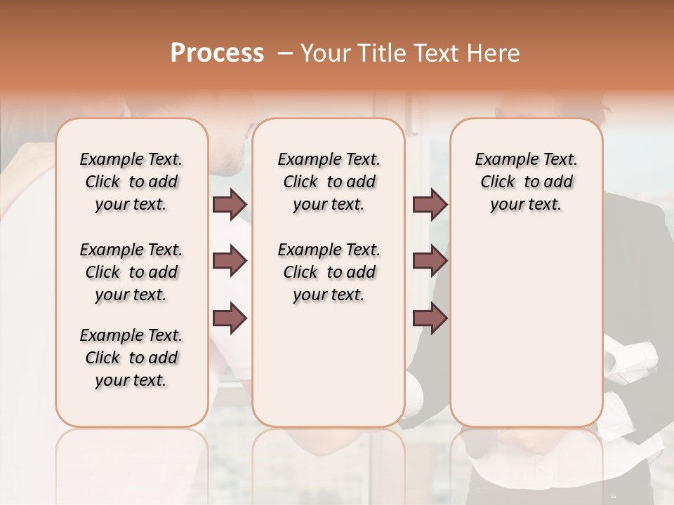 White Grandmother Old PowerPoint Template
