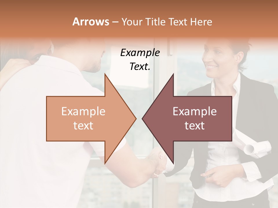 White Grandmother Old PowerPoint Template