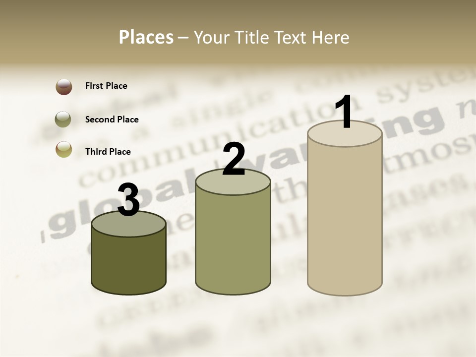 White Background Elder Two PowerPoint Template