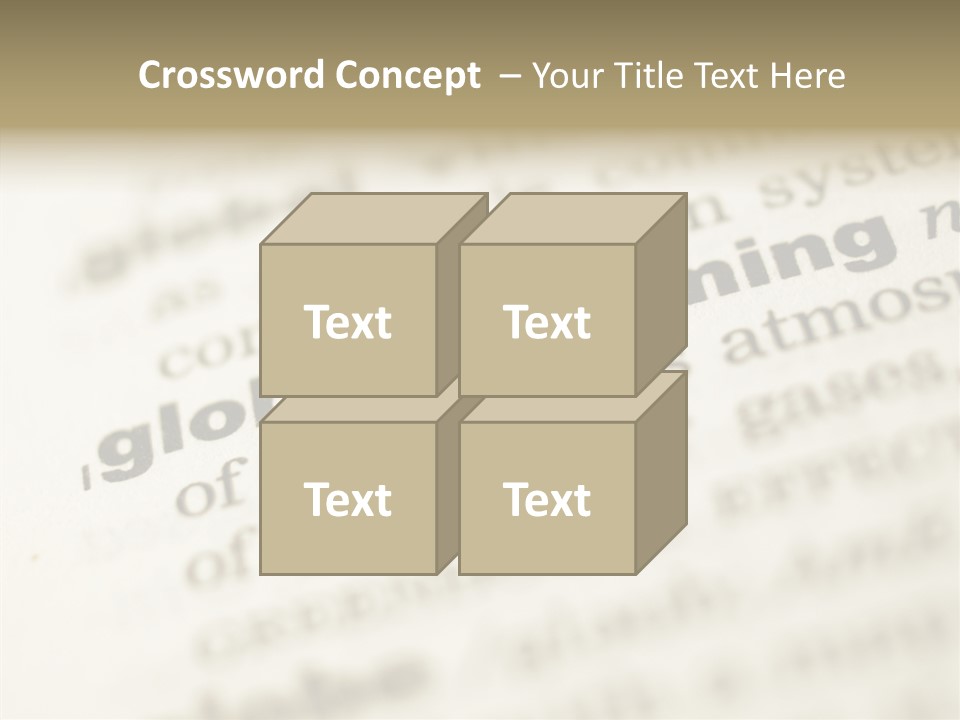 White Background Elder Two PowerPoint Template