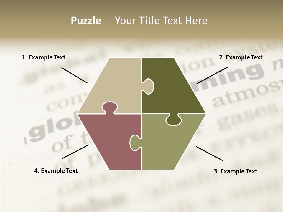 White Background Elder Two PowerPoint Template