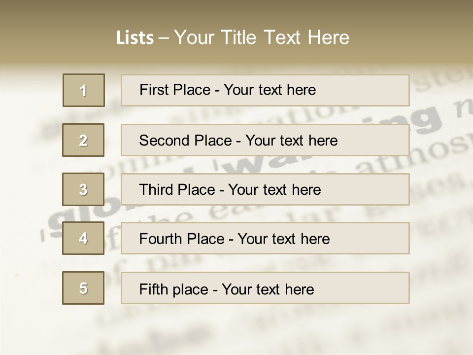 White Background Elder Two PowerPoint Template