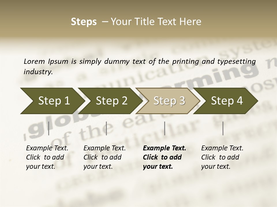 White Background Elder Two PowerPoint Template