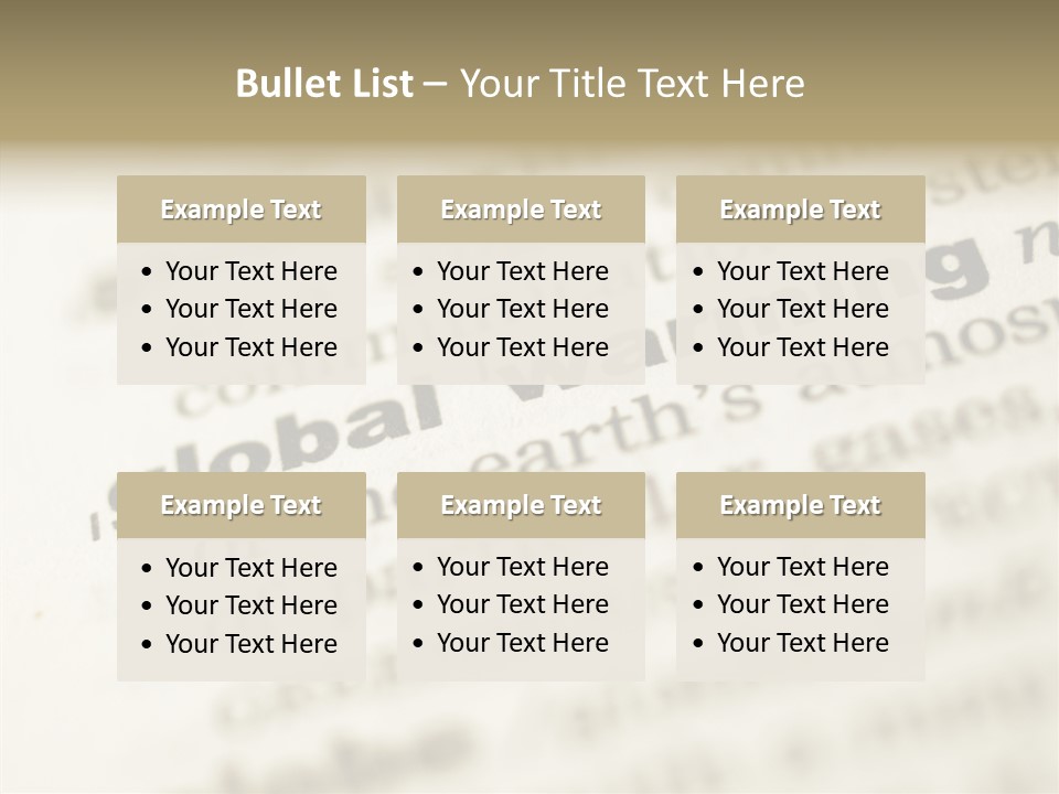 White Background Elder Two PowerPoint Template