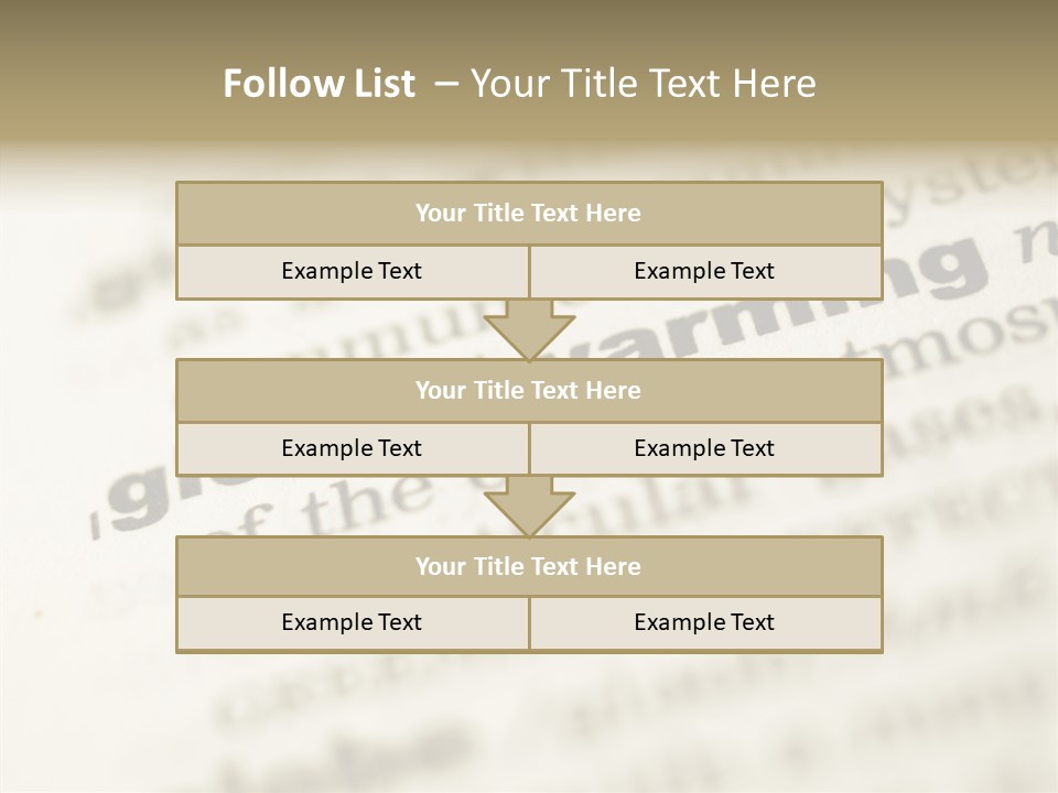 White Background Elder Two PowerPoint Template