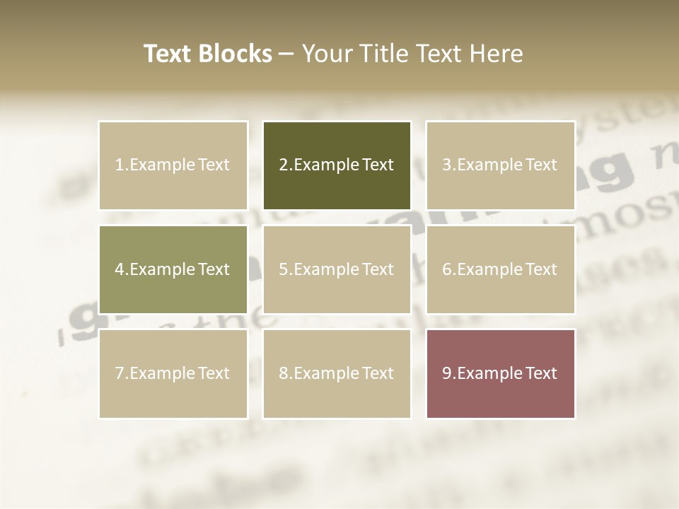 White Background Elder Two PowerPoint Template