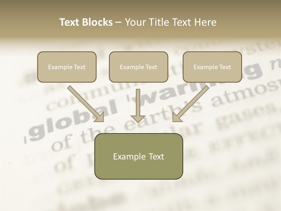 White Background Elder Two PowerPoint Template