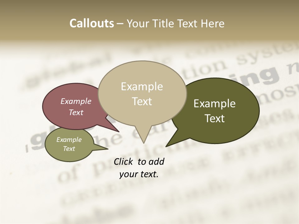 White Background Elder Two PowerPoint Template