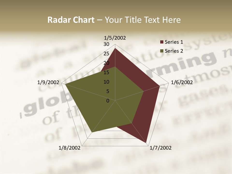 White Background Elder Two PowerPoint Template