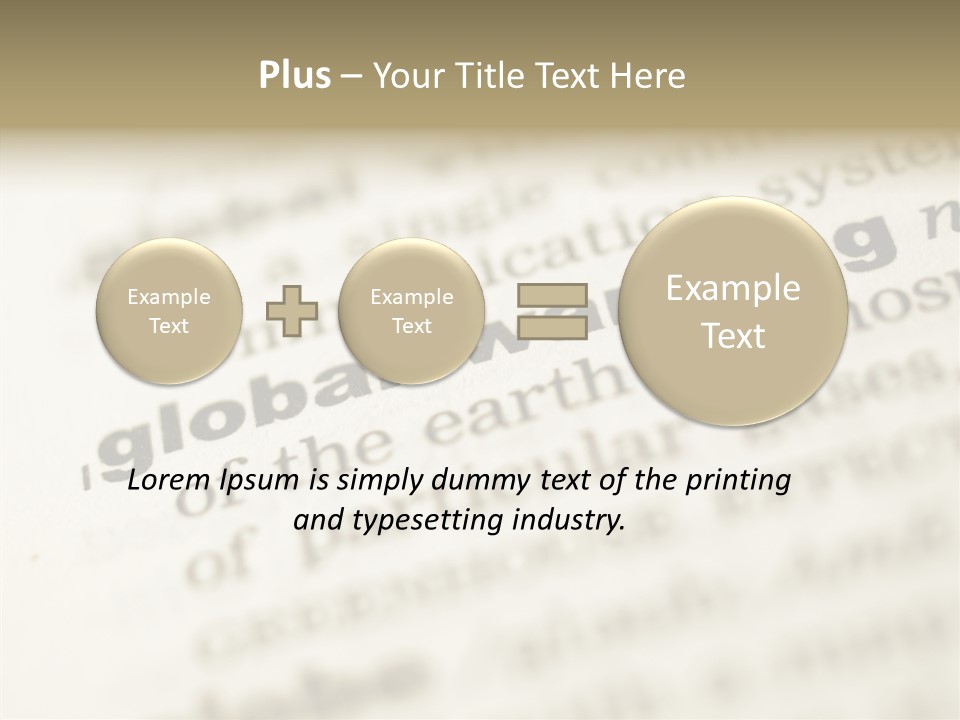 White Background Elder Two PowerPoint Template