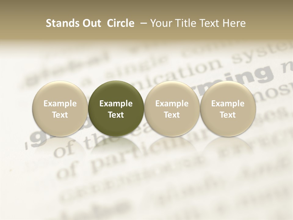 White Background Elder Two PowerPoint Template