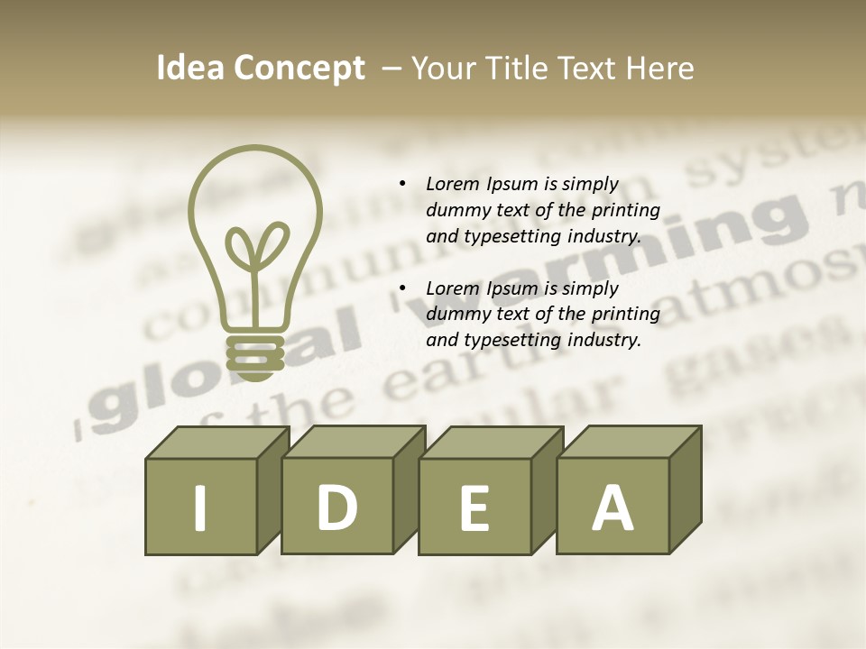 White Background Elder Two PowerPoint Template