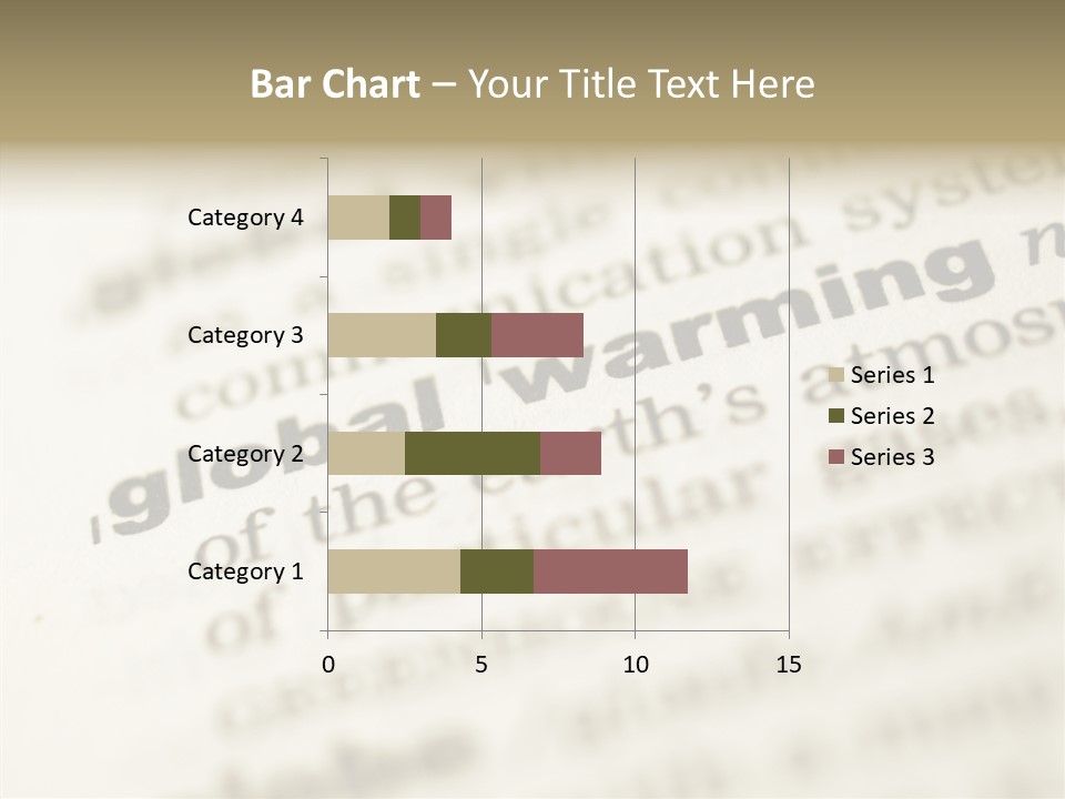 White Background Elder Two PowerPoint Template