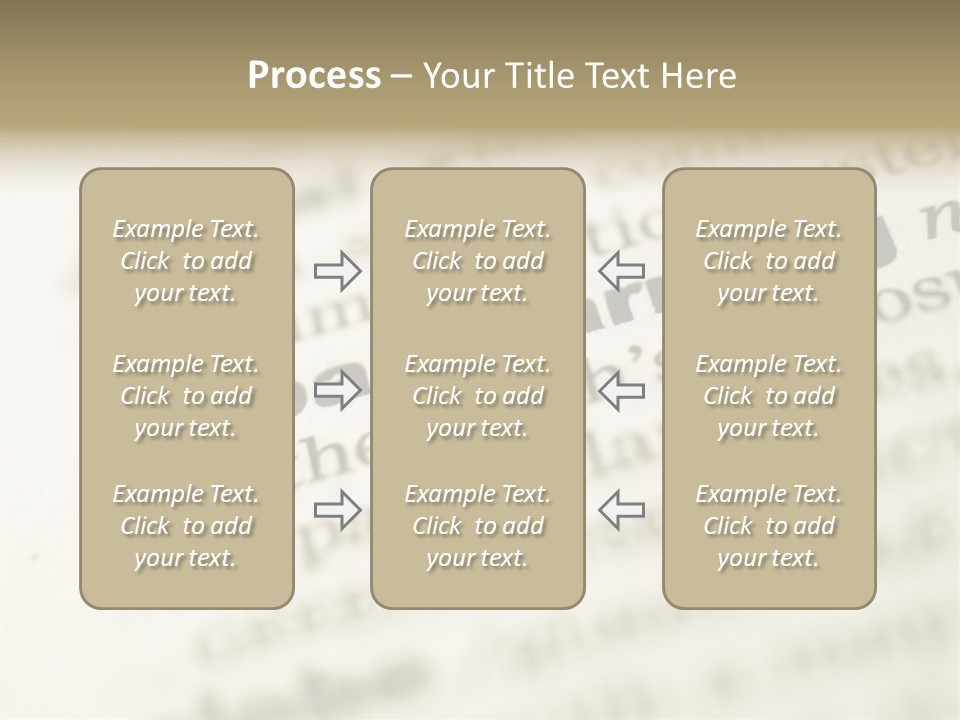 White Background Elder Two PowerPoint Template