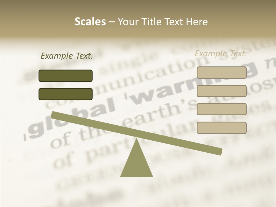 White Background Elder Two PowerPoint Template