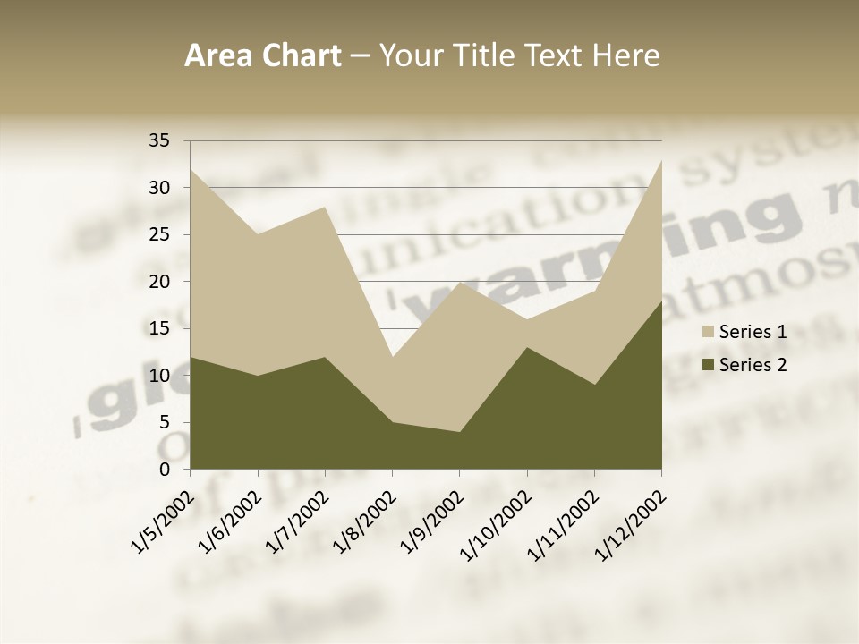 White Background Elder Two PowerPoint Template