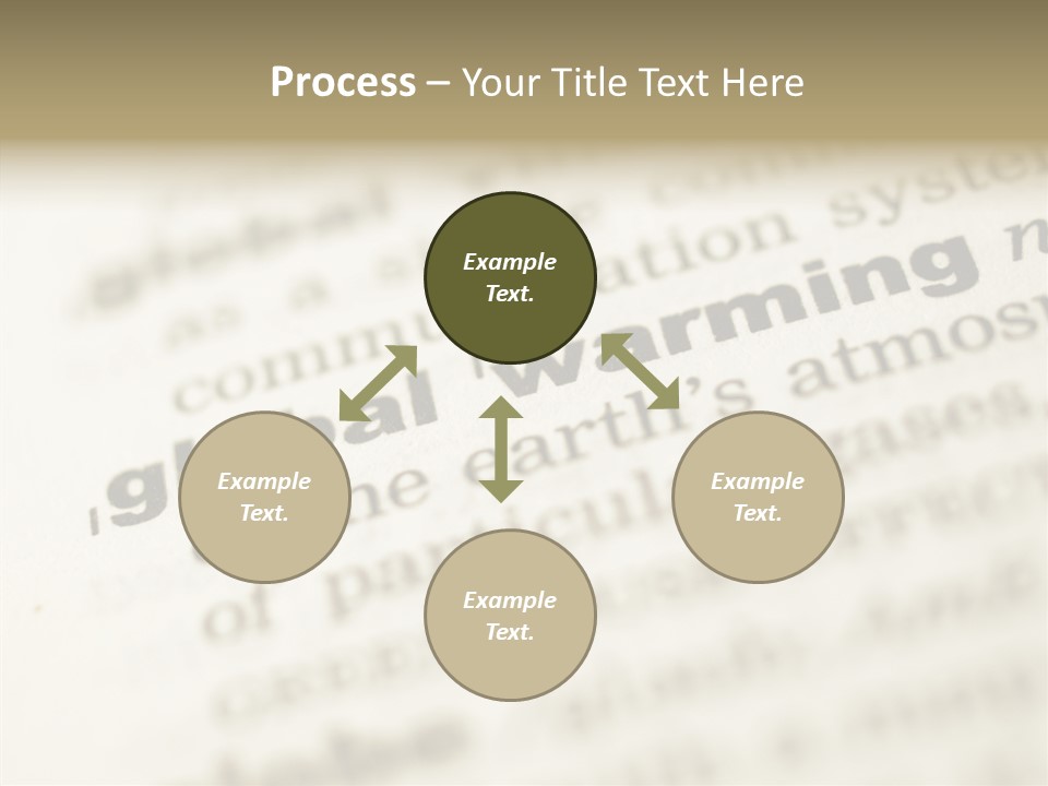 White Background Elder Two PowerPoint Template