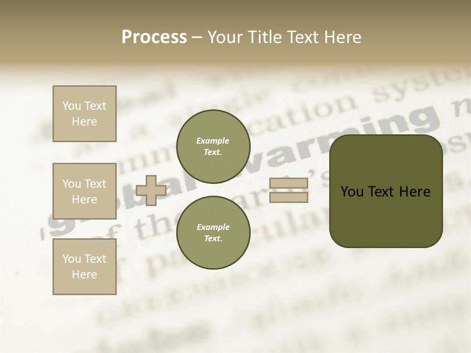 White Background Elder Two PowerPoint Template