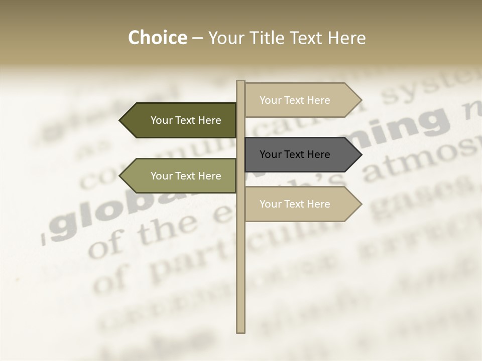 White Background Elder Two PowerPoint Template