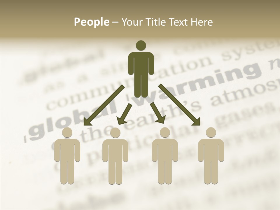 White Background Elder Two PowerPoint Template