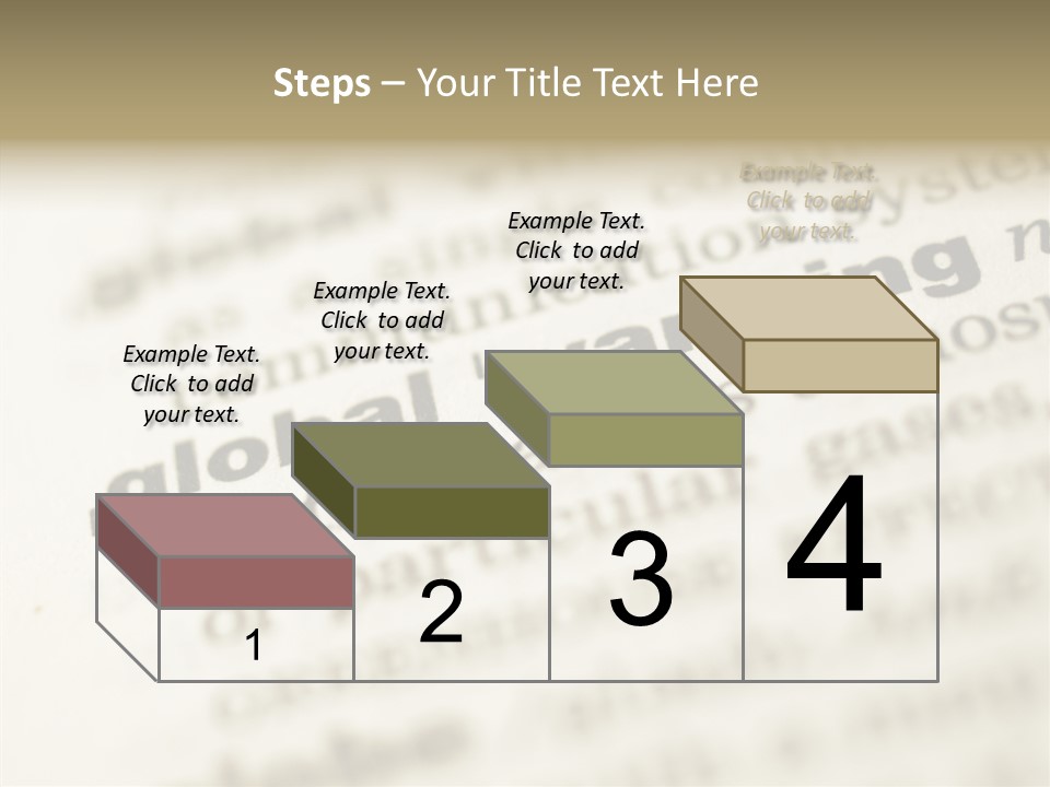 White Background Elder Two PowerPoint Template