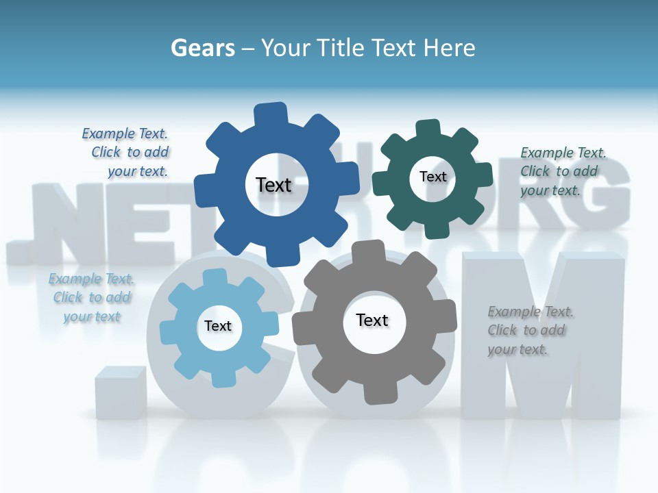 Female Closeup Elder PowerPoint Template