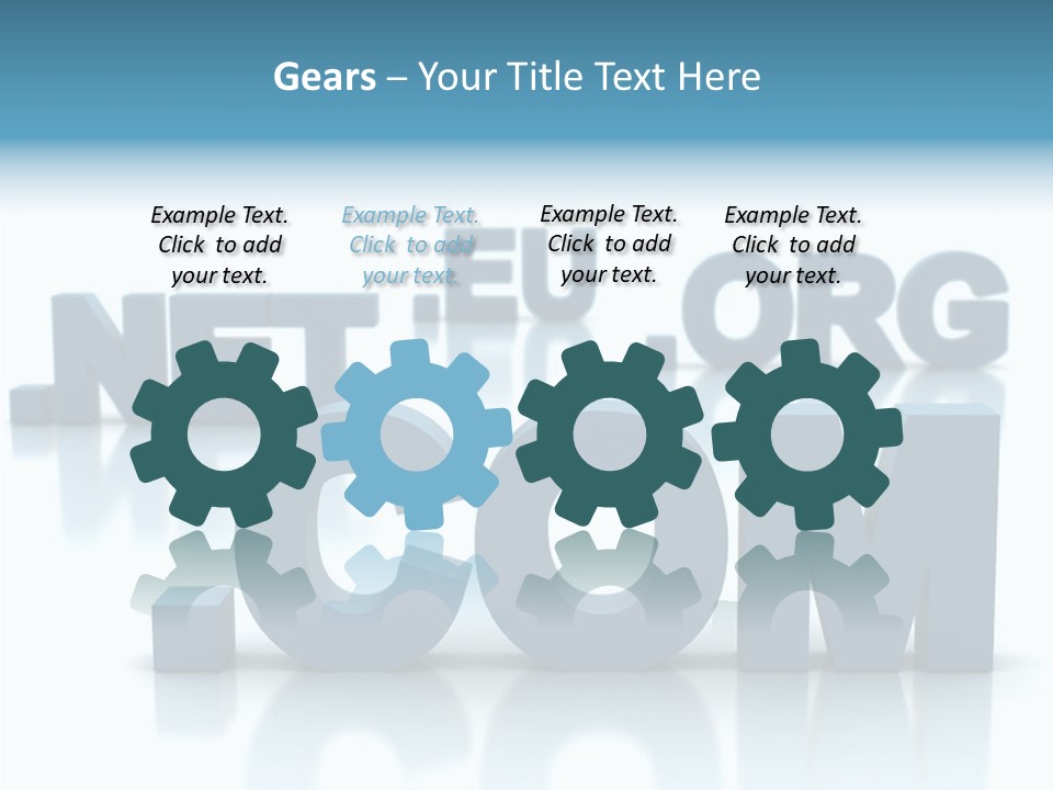 Female Closeup Elder PowerPoint Template