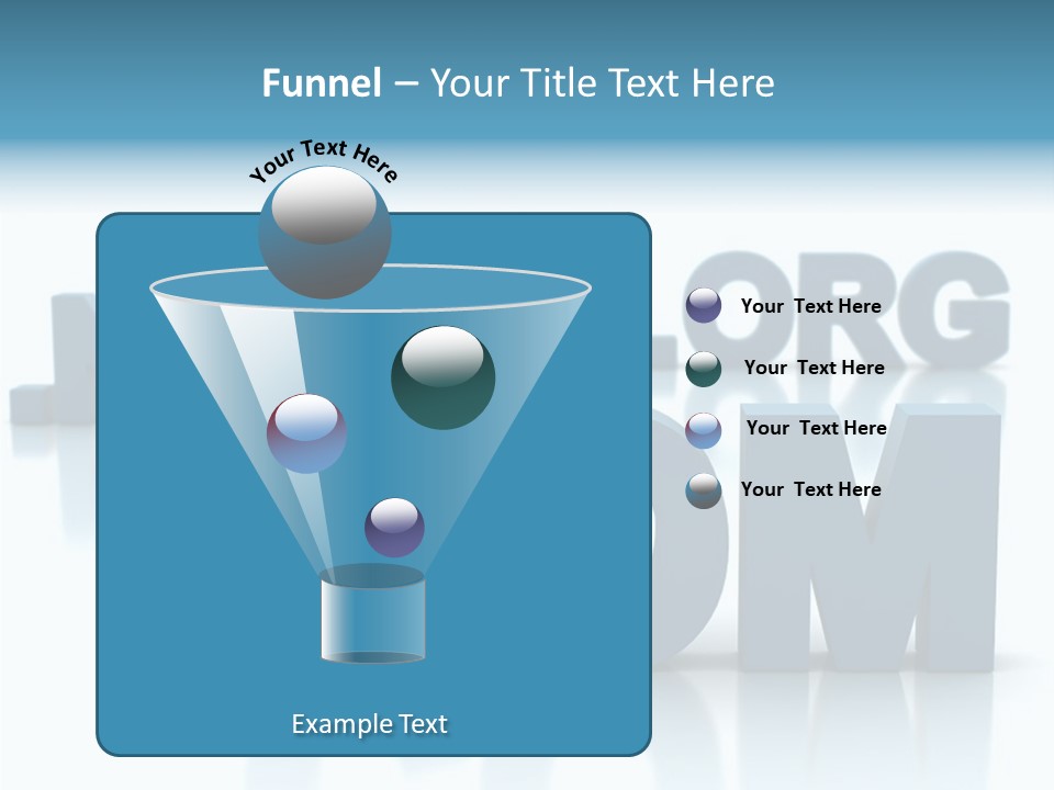 Female Closeup Elder PowerPoint Template