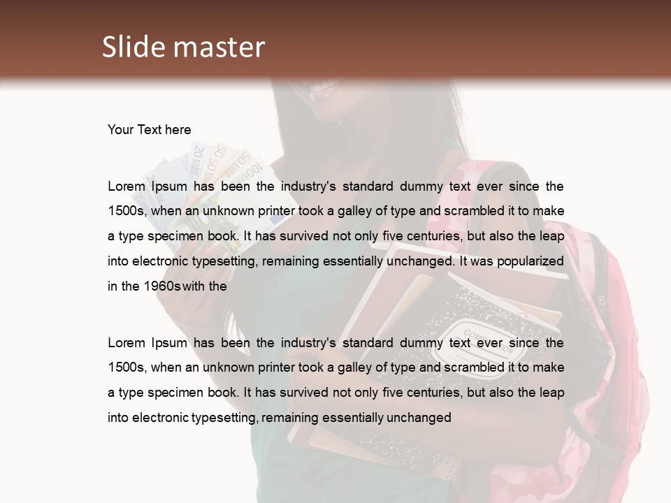 Helping Hand Hold Elder PowerPoint Template