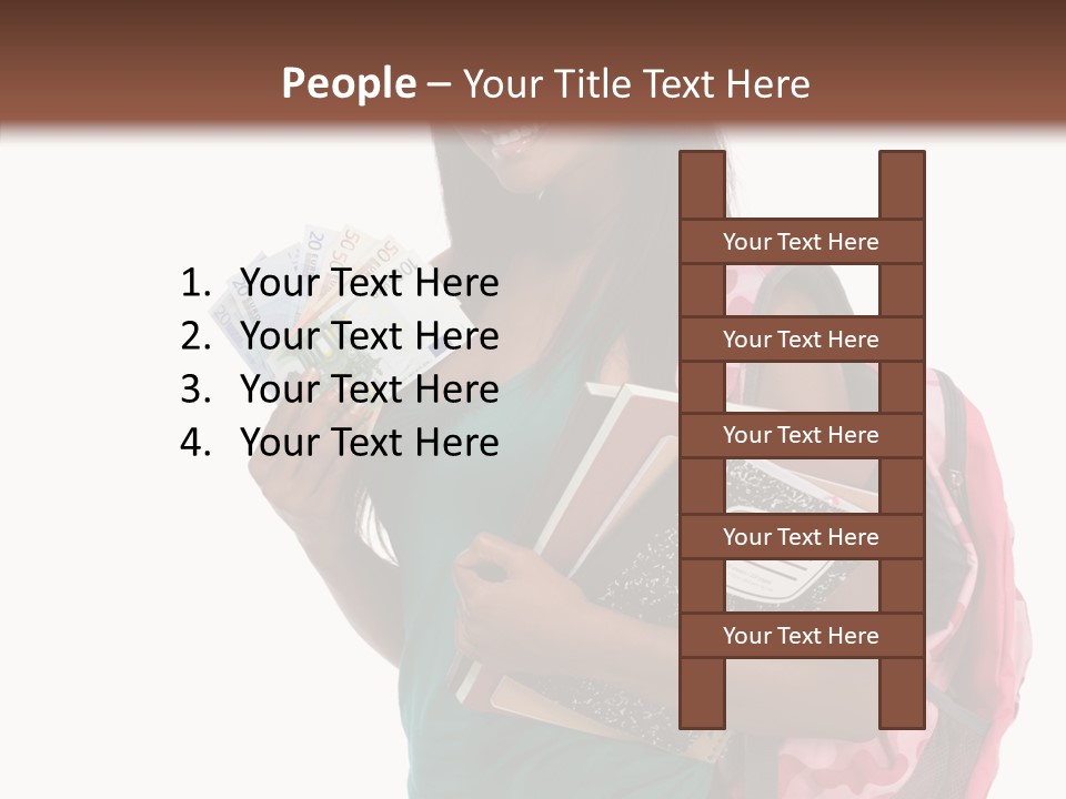 Helping Hand Hold Elder PowerPoint Template