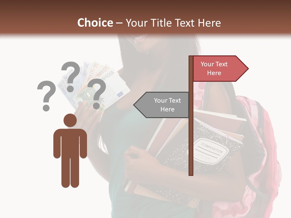 Helping Hand Hold Elder PowerPoint Template