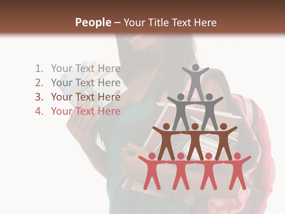 Helping Hand Hold Elder PowerPoint Template