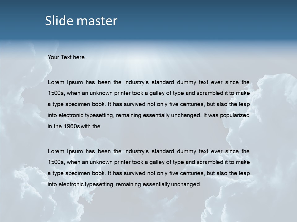 Care Human Elder PowerPoint Template