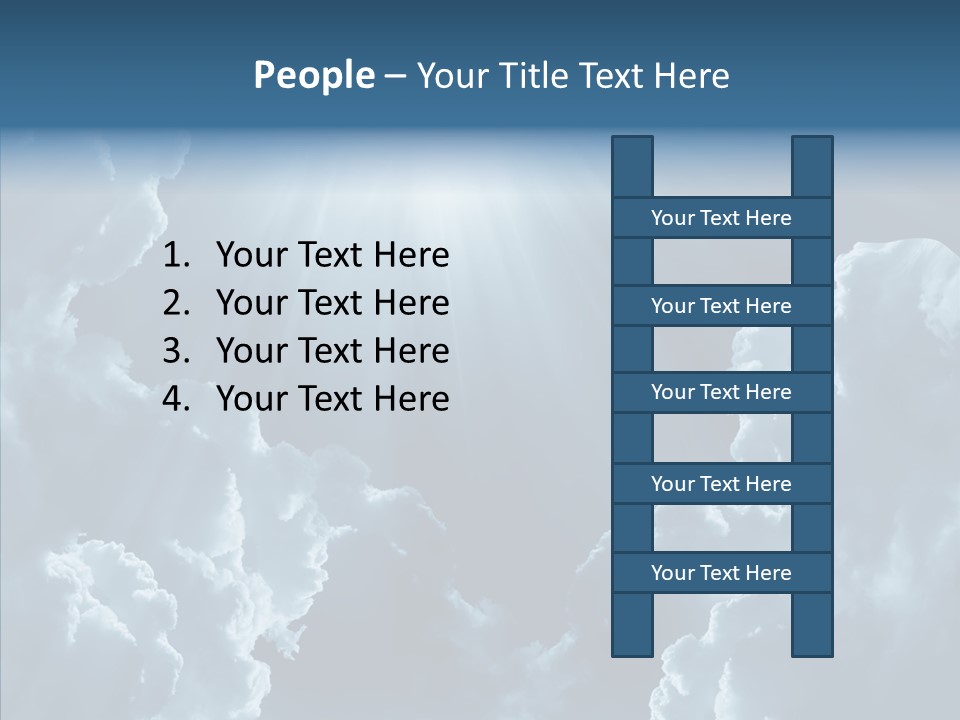 Care Human Elder PowerPoint Template