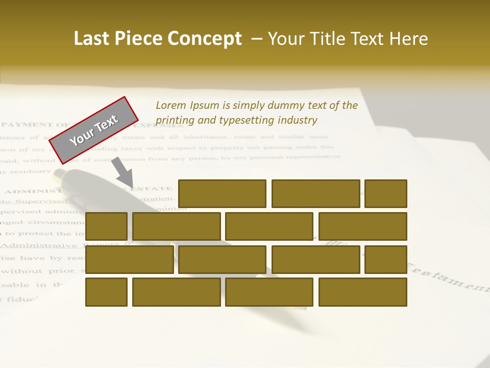 Hand Aging White Background PowerPoint Template