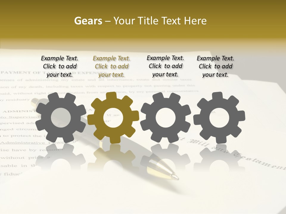 Hand Aging White Background PowerPoint Template