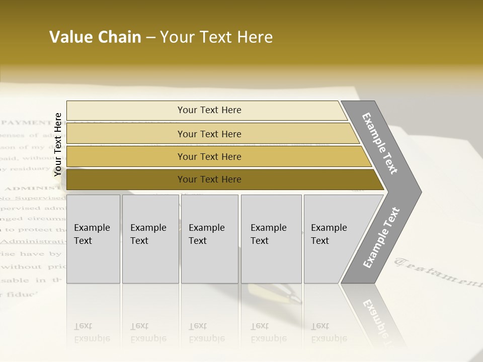 Hand Aging White Background PowerPoint Template
