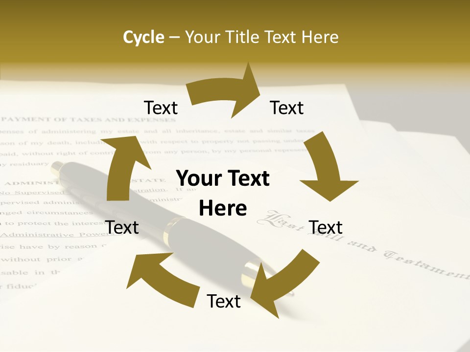 Hand Aging White Background PowerPoint Template