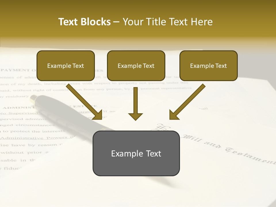 Hand Aging White Background PowerPoint Template