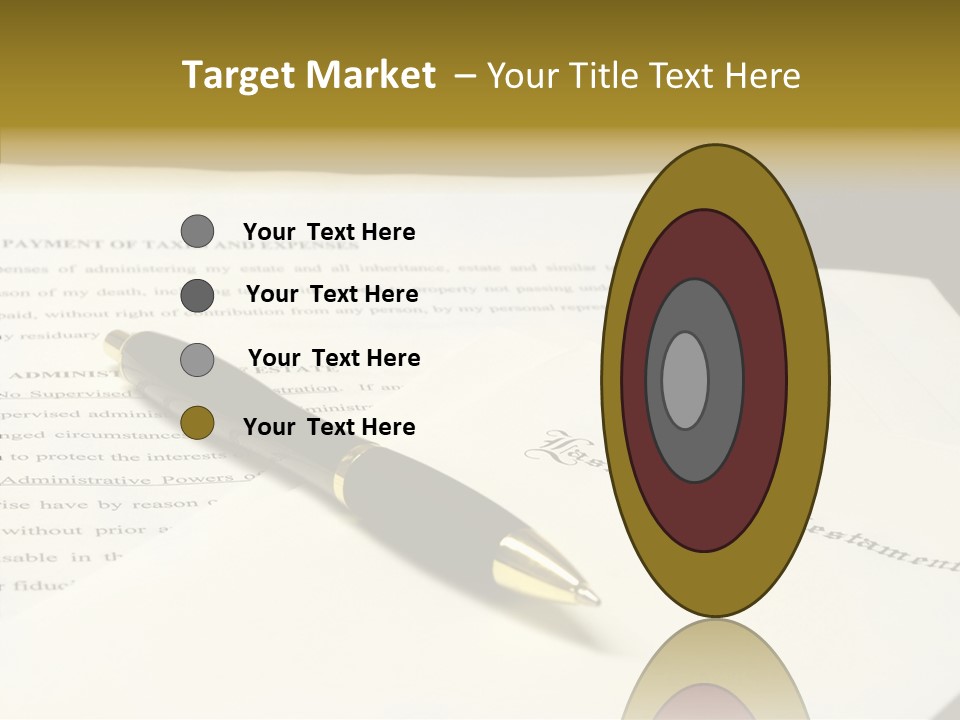 Hand Aging White Background PowerPoint Template