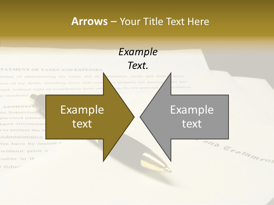 Hand Aging White Background PowerPoint Template