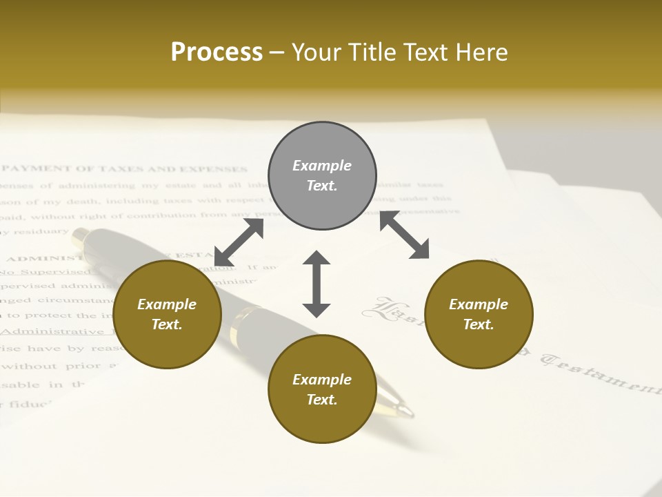 Hand Aging White Background PowerPoint Template